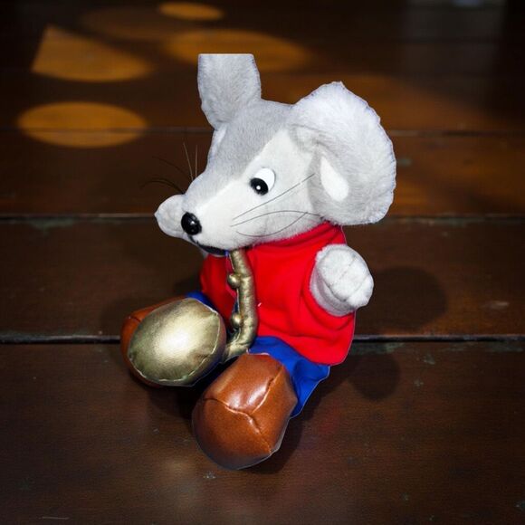 Vintage 1978 Mouse Hand Puppet Playing the Saxophone - Picture 4 of 4